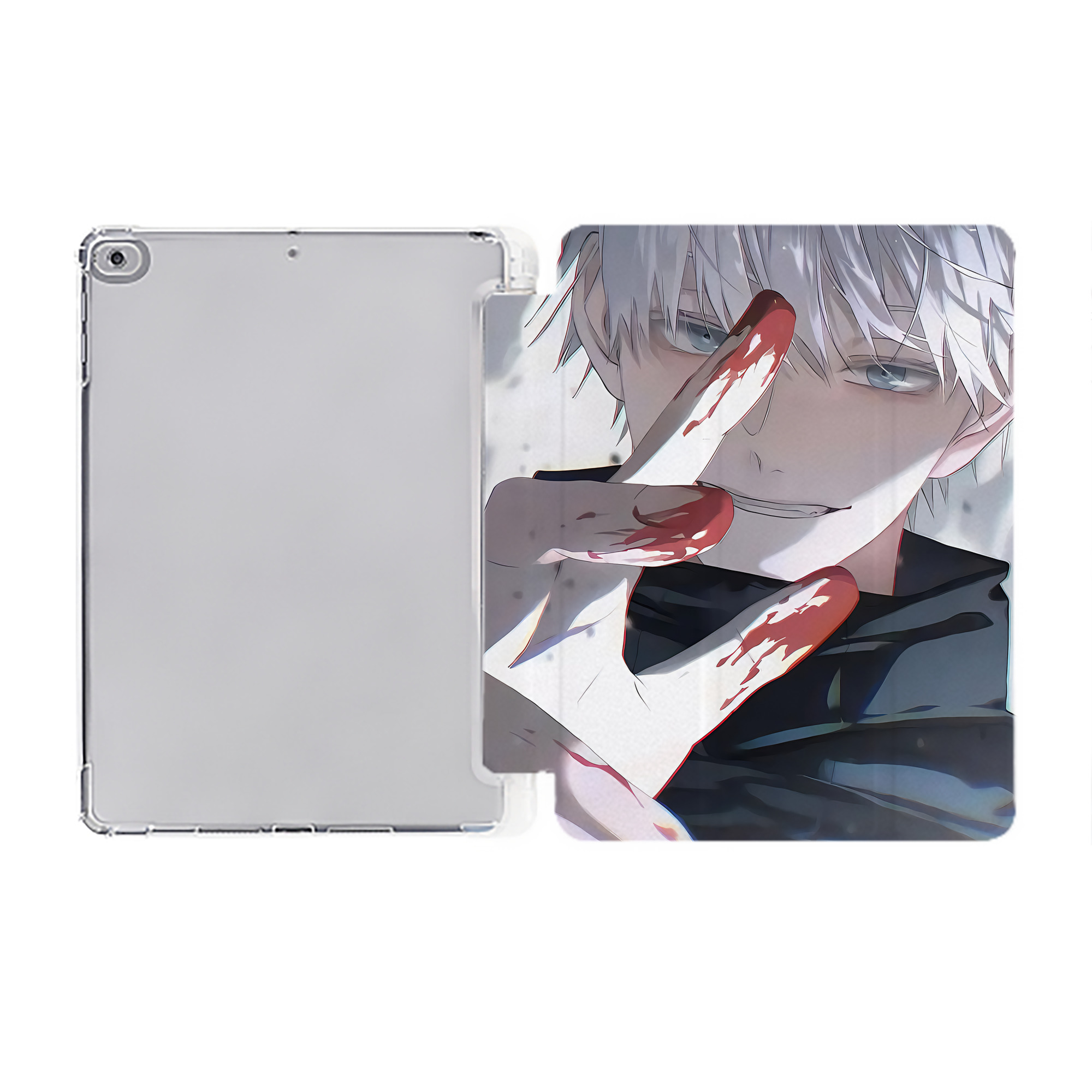（画像用） SPY×FAMILY间谍家家酒 IPad ケース ペン収納付き 三つ折りスタンド PUレザー×シリコン 対応機種9.5/10.5/10.9インチ